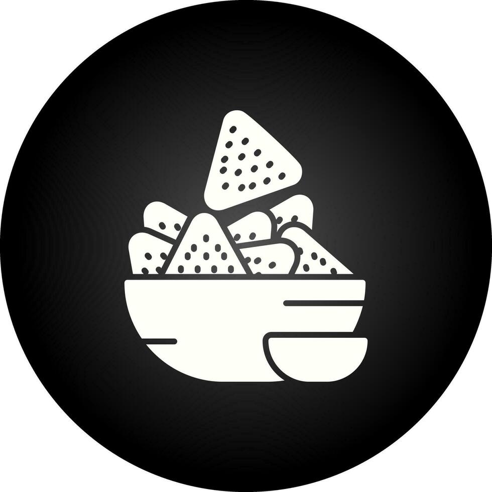 icono de vector de nachos