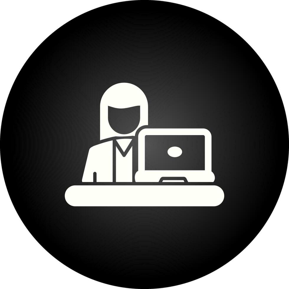 Telecommuting Vector Icon