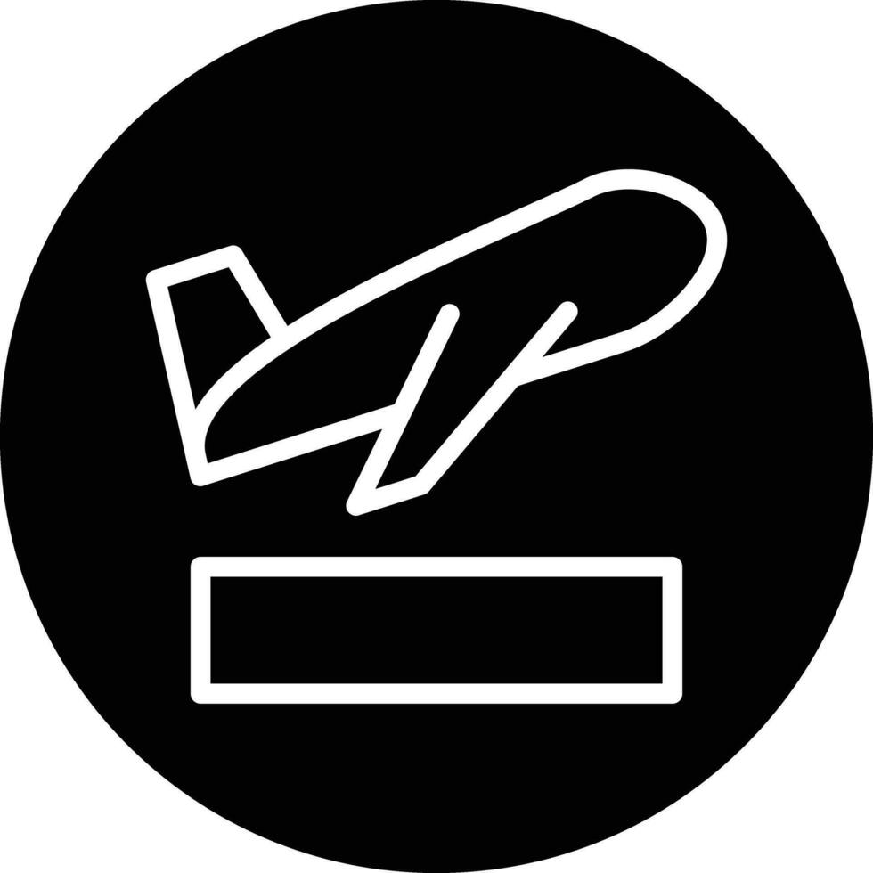 Departure Vector Icon Design
