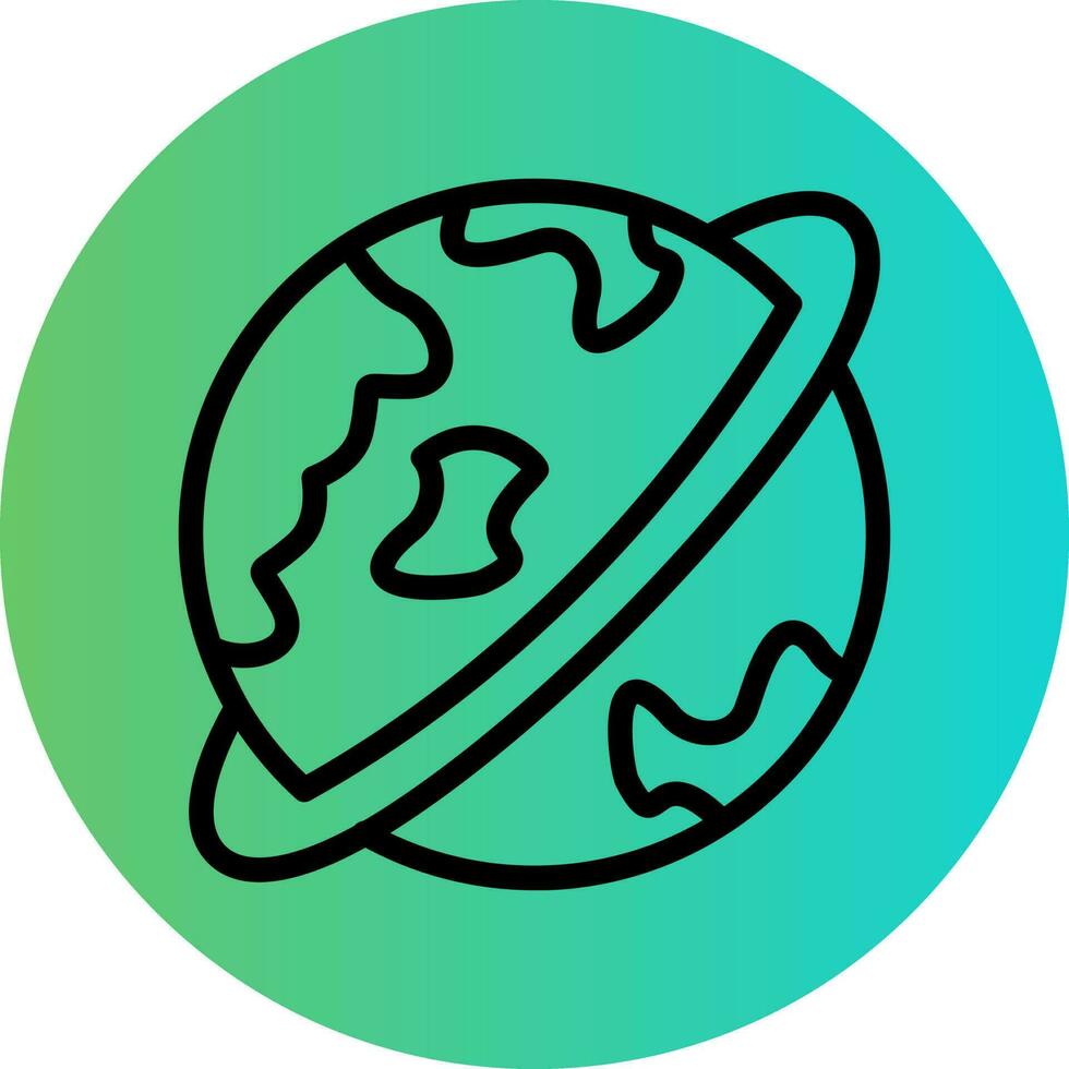 Uranus Vector Icon Design