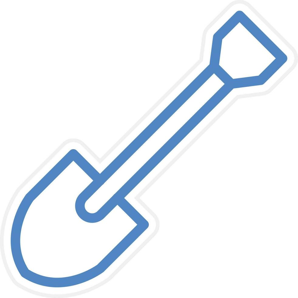 Shovel Vector Icon Style