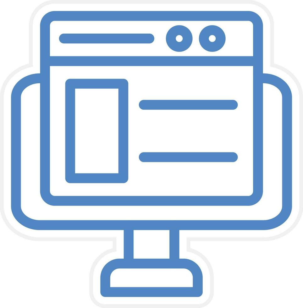 Website Vector Icon Style