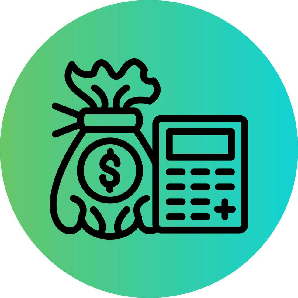 Budget Vector Icon Design