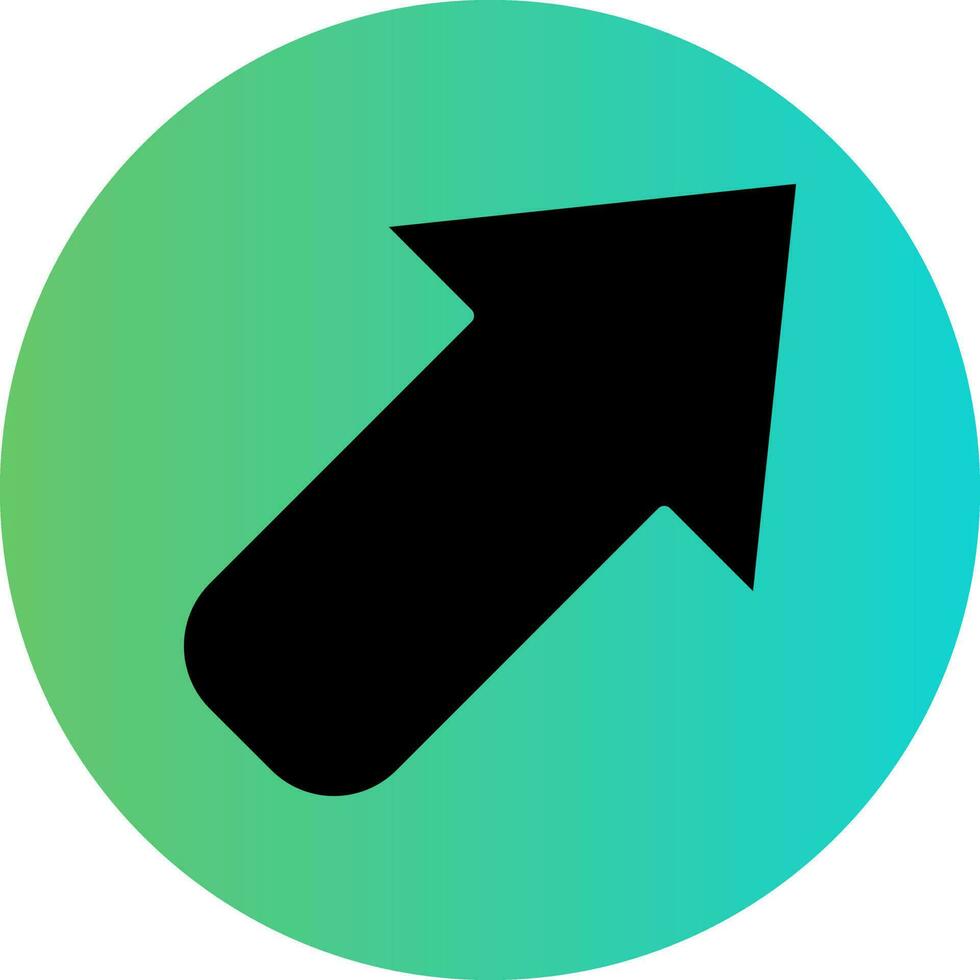 Up Right Vector Icon Design