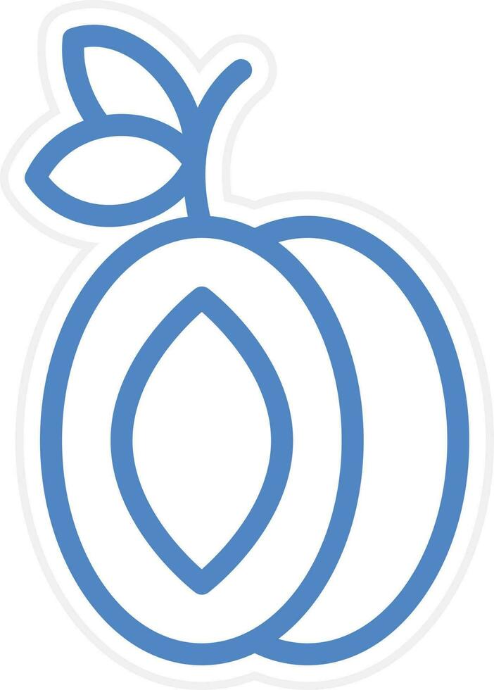 Plum Vector Icon Style