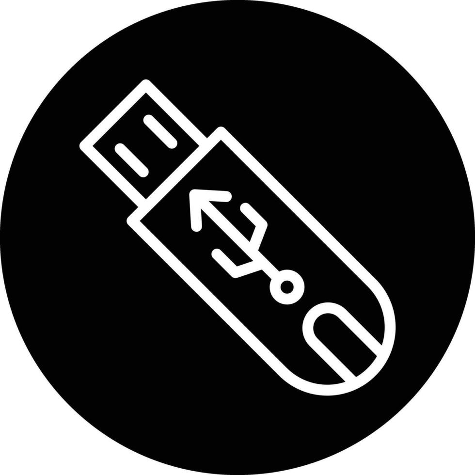 Flash Disk Vector Icon Design