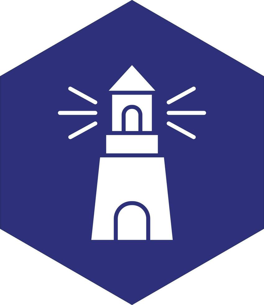 diseño de icono de vector de faro