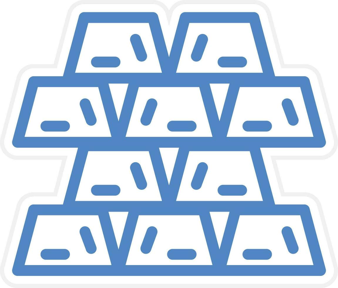 Ingots Vector Icon Style