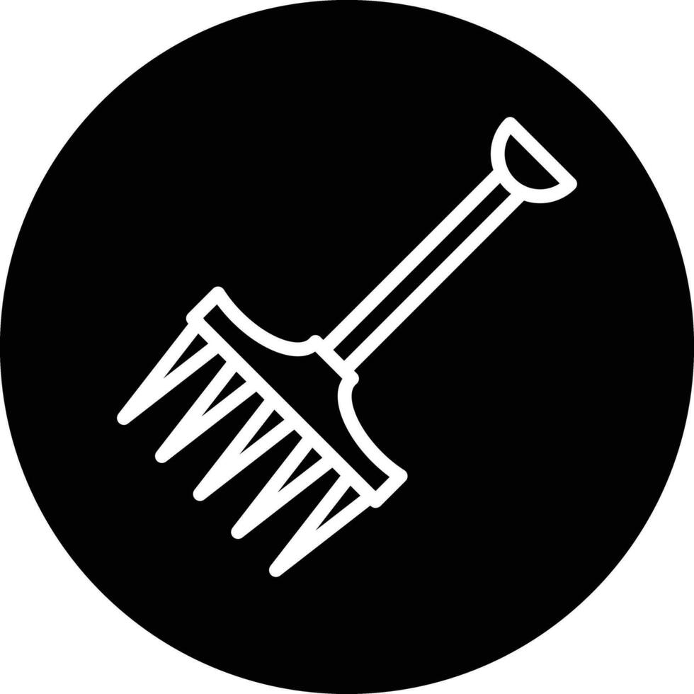 Rake Vector Icon Design