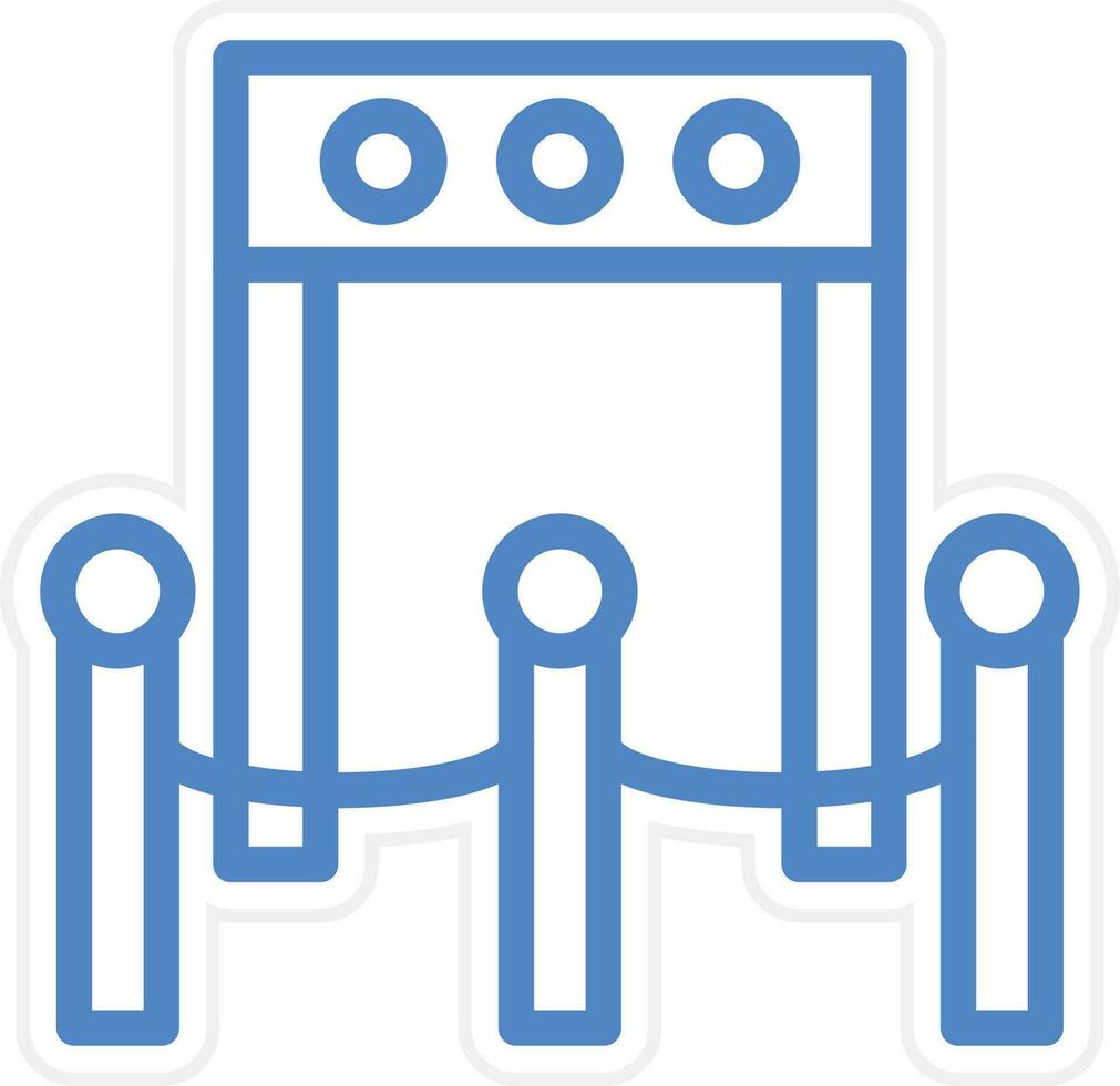 Boarding Gate Vector Icon Style