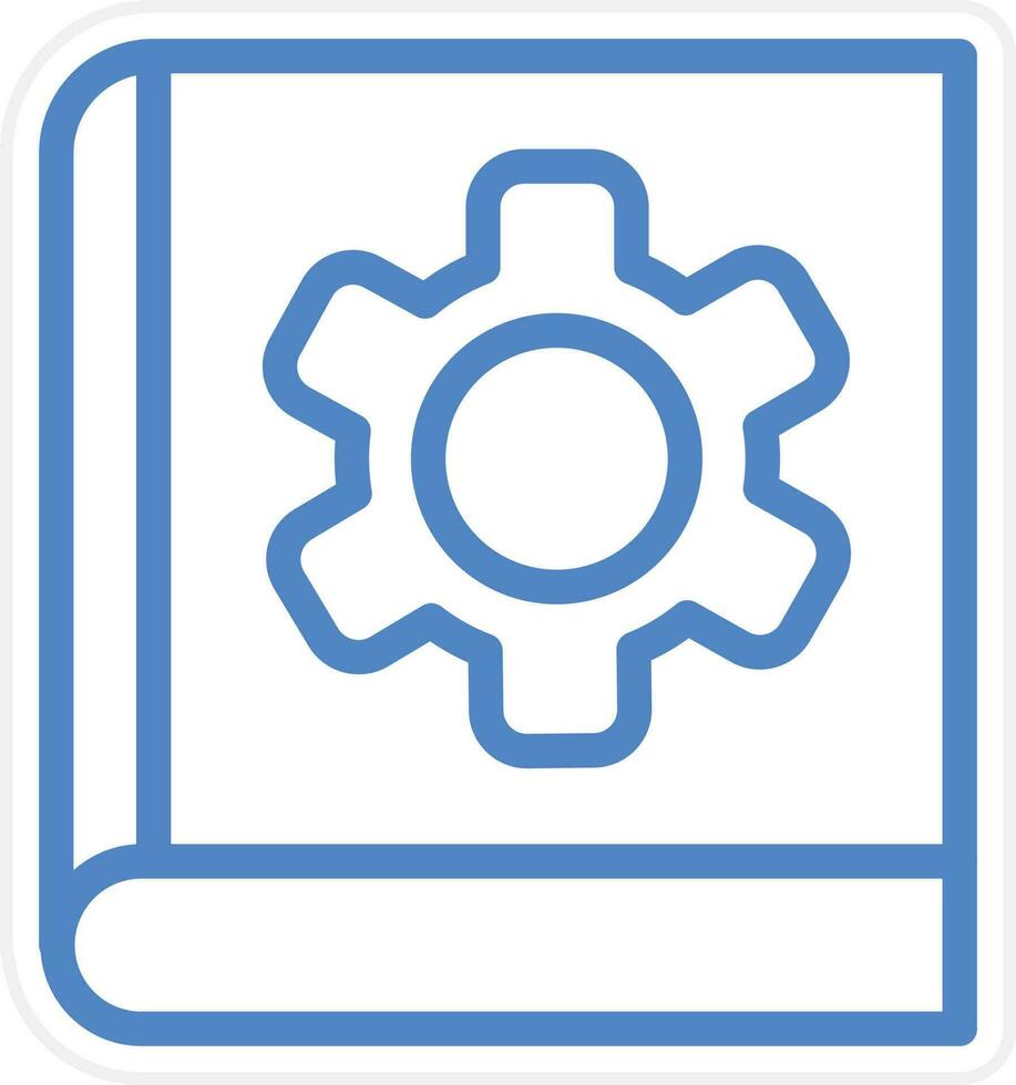 Management Learning Vector Icon Style