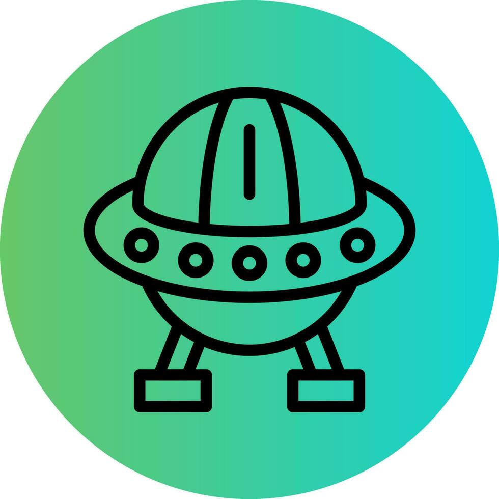 UFO Vector Icon Design