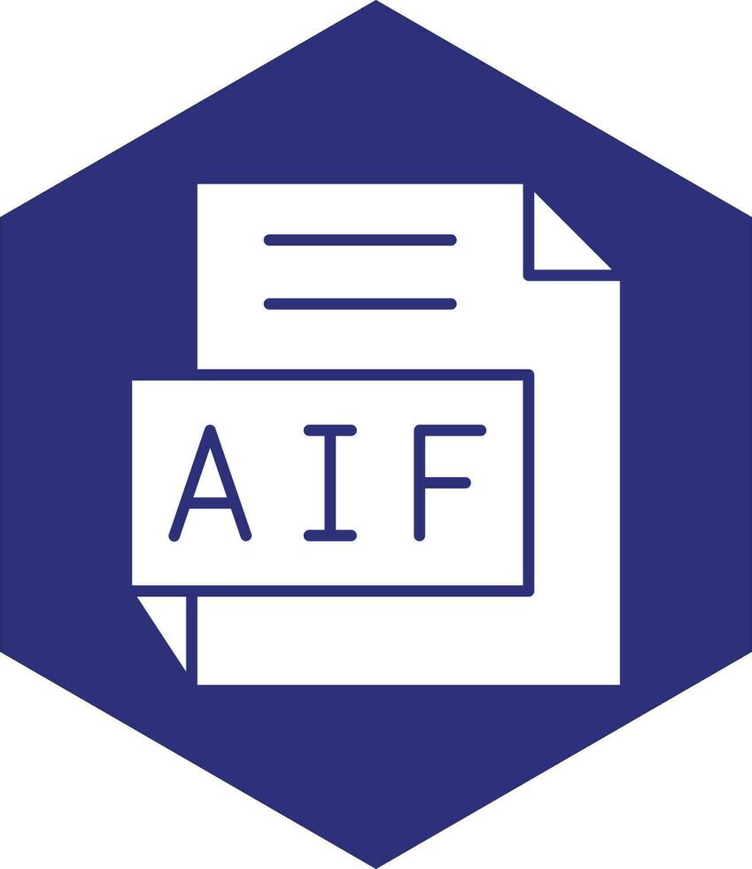 AIF Vector Icon design