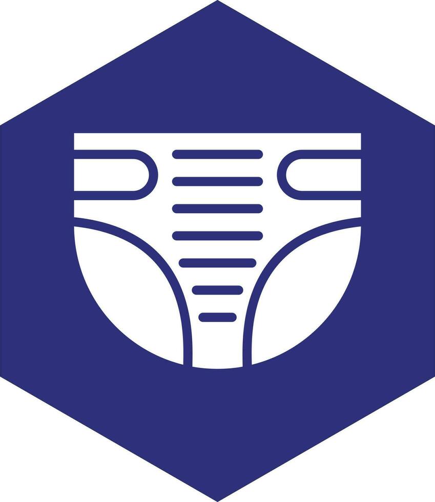 Diaper Vector Icon design