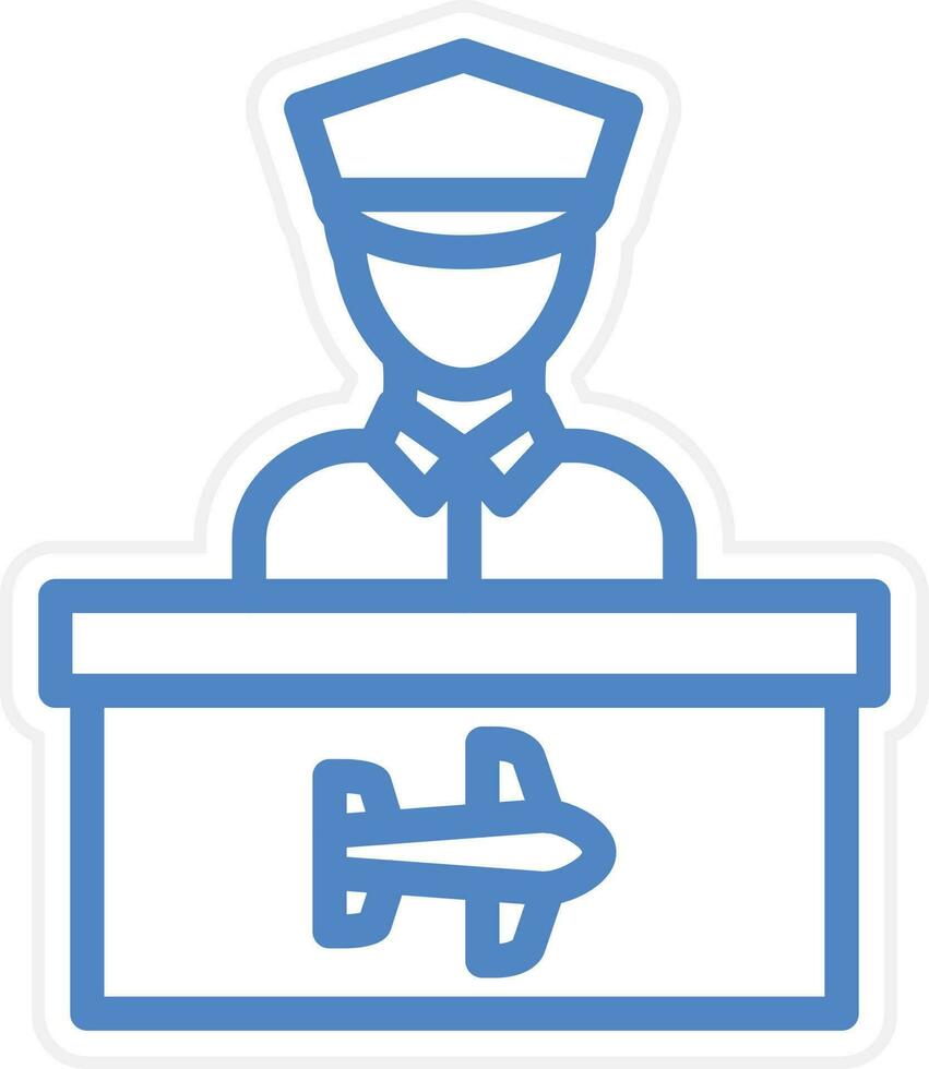 Security Control Vector Icon Style