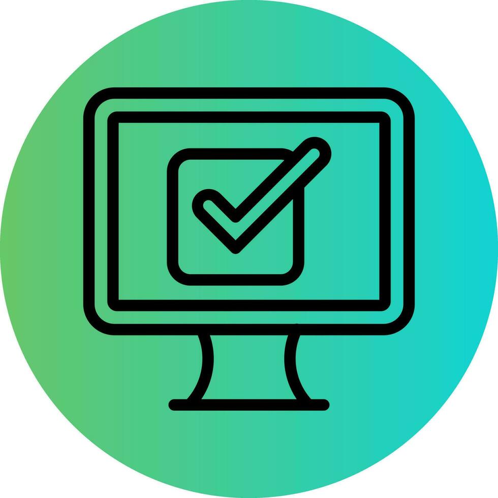 Check Box Vector Icon Design