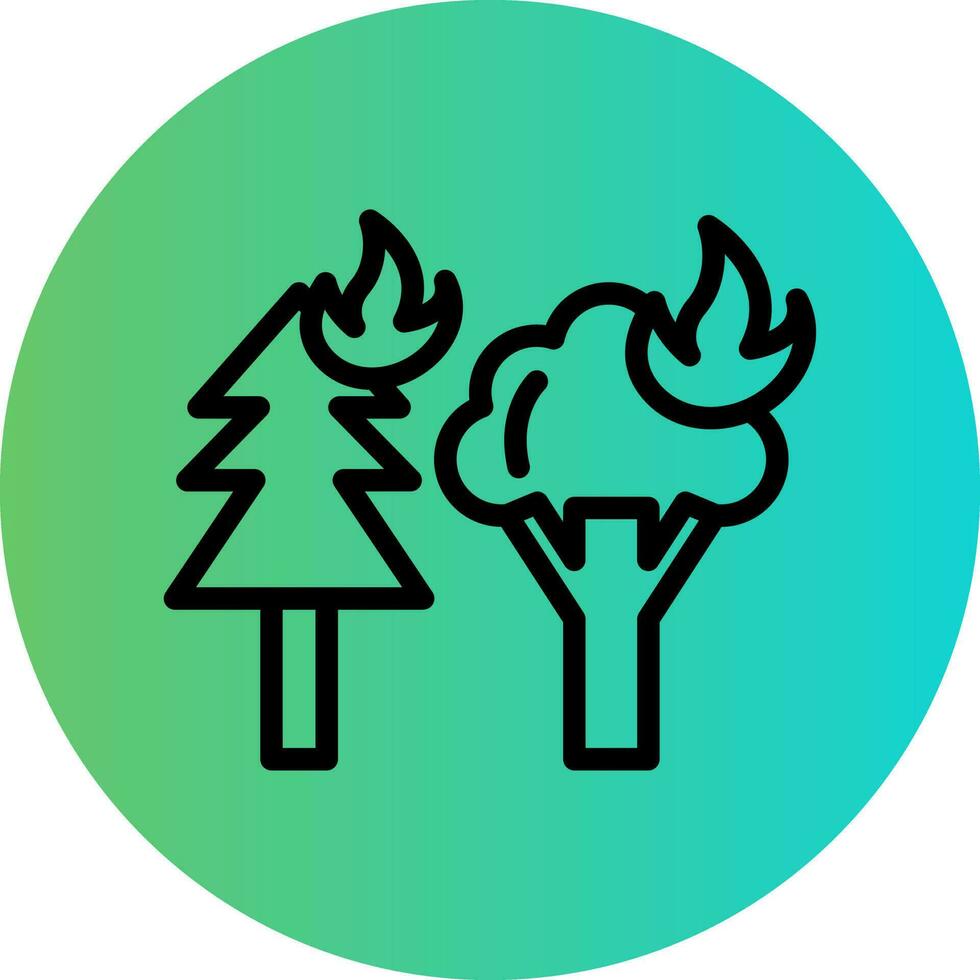 Wildfire Vector Icon Design