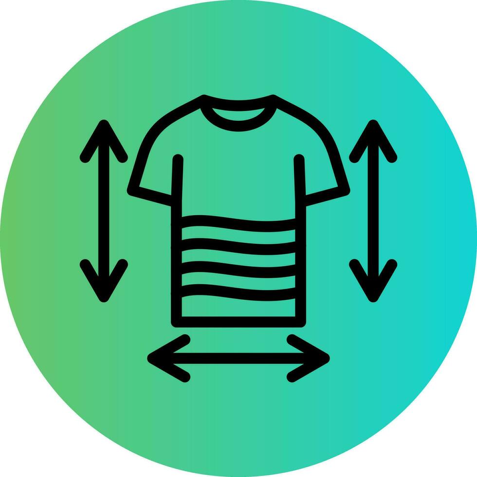 Clothes Measurement Vector Icon Design