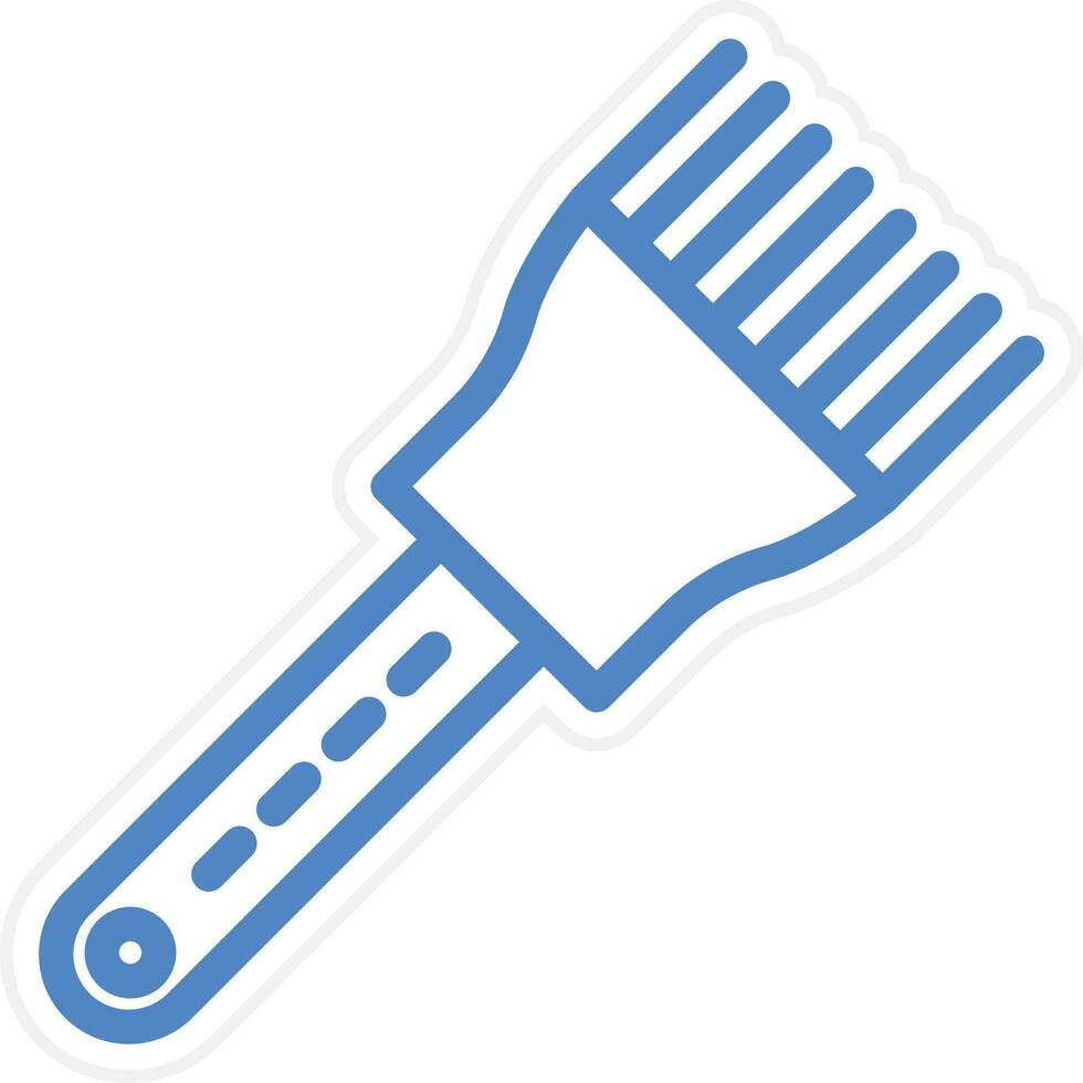 Basting Brush Vector Icon Style