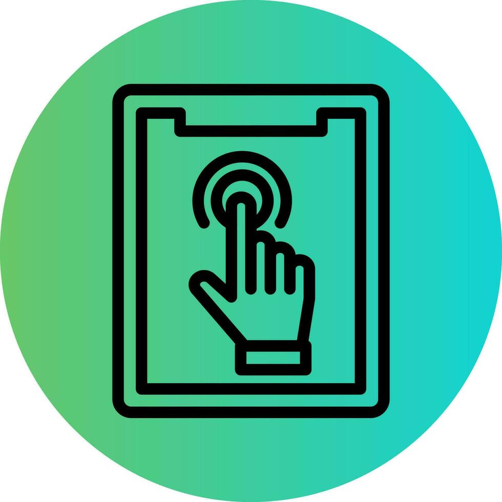 Touch Screen Vector Icon Design