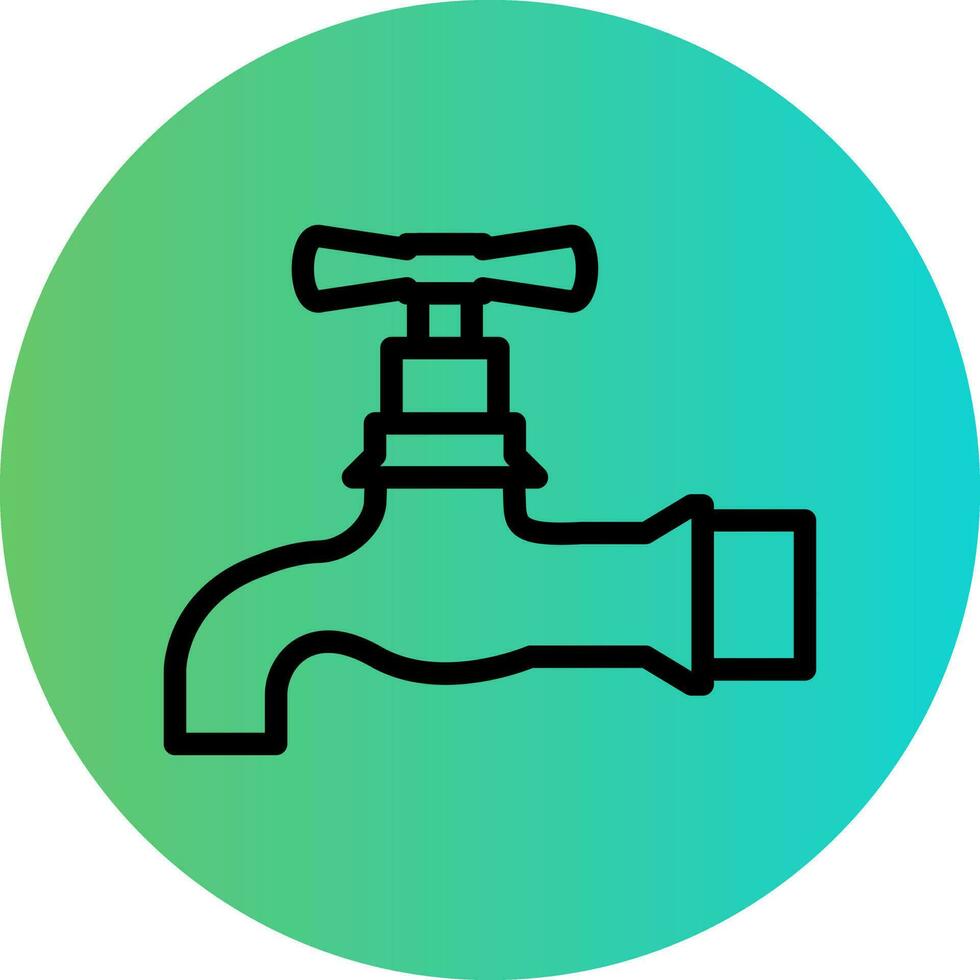 Water Tap Vector Icon Design