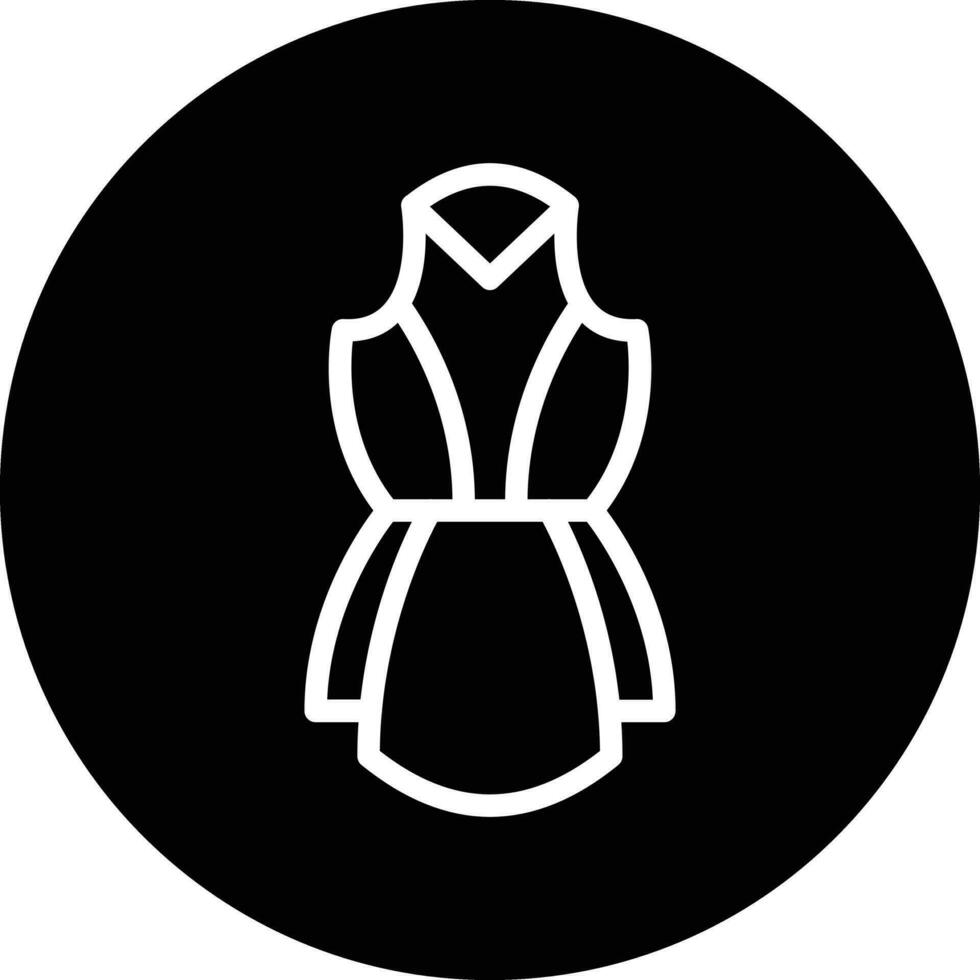 diseño de icono de vector de vestido