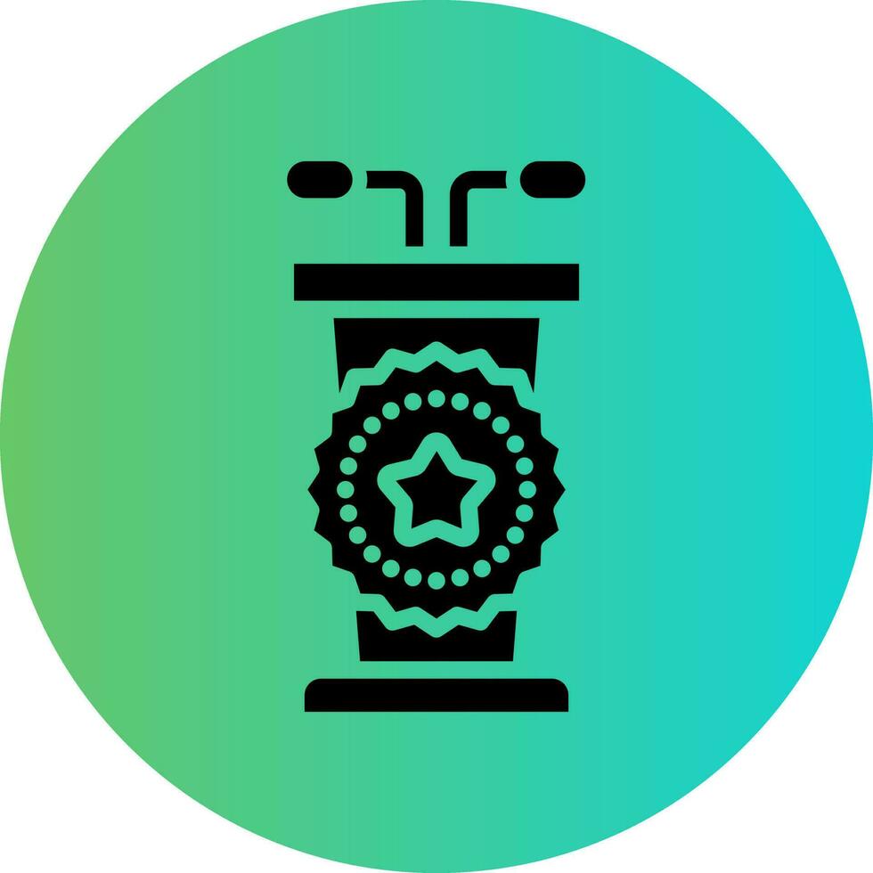 Winner Podium Vector Icon Design