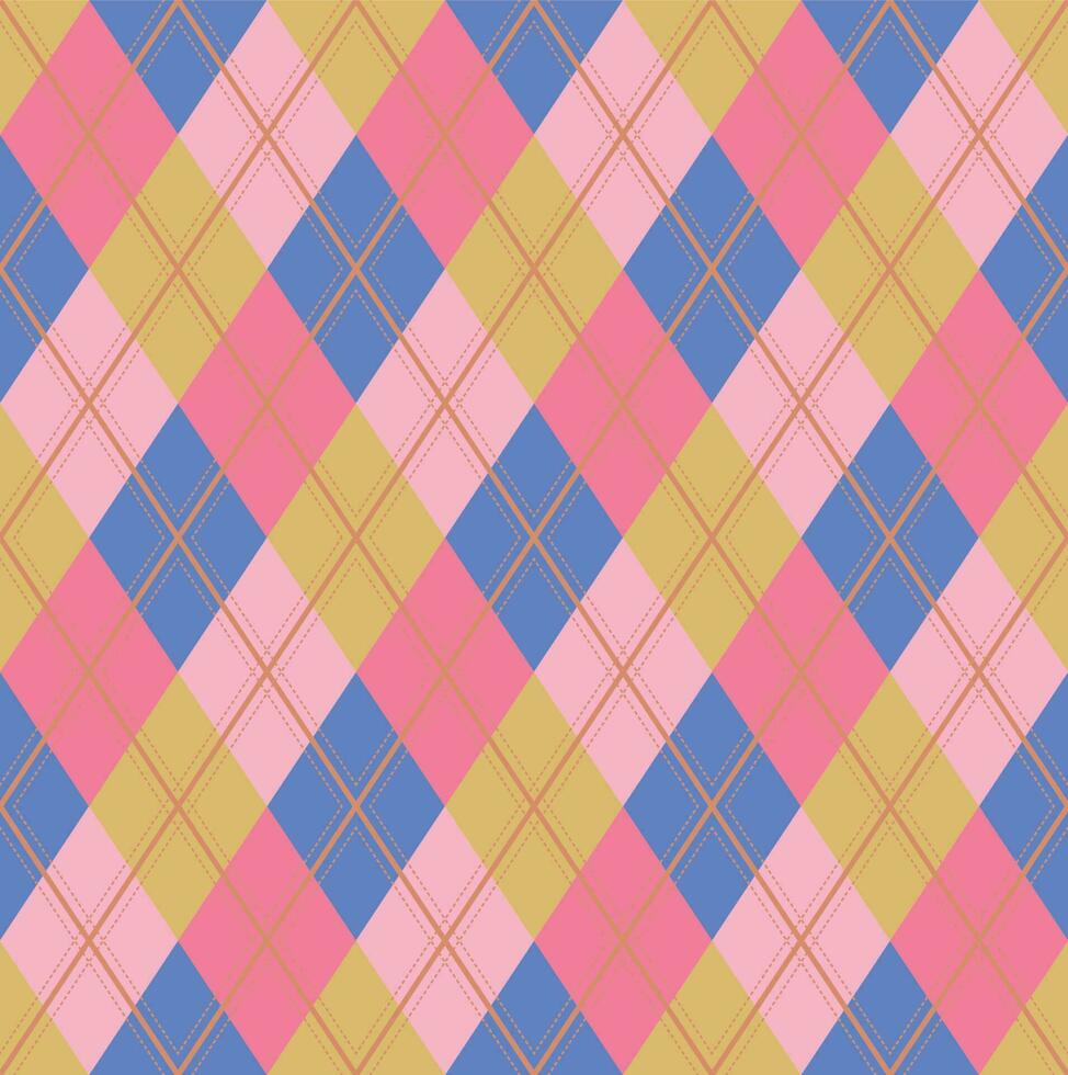 Argyle Pattern vector,geometric, background,Classic Knitted,plaid vector