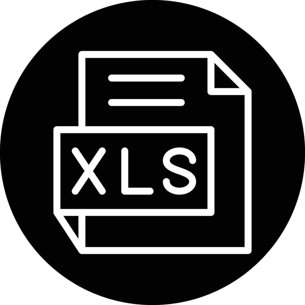 XLS Vector Icon Design