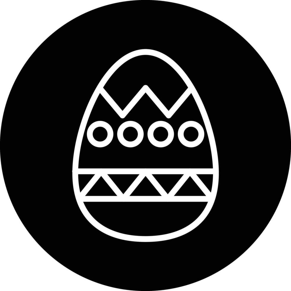 Easter Egg Vector Icon Design