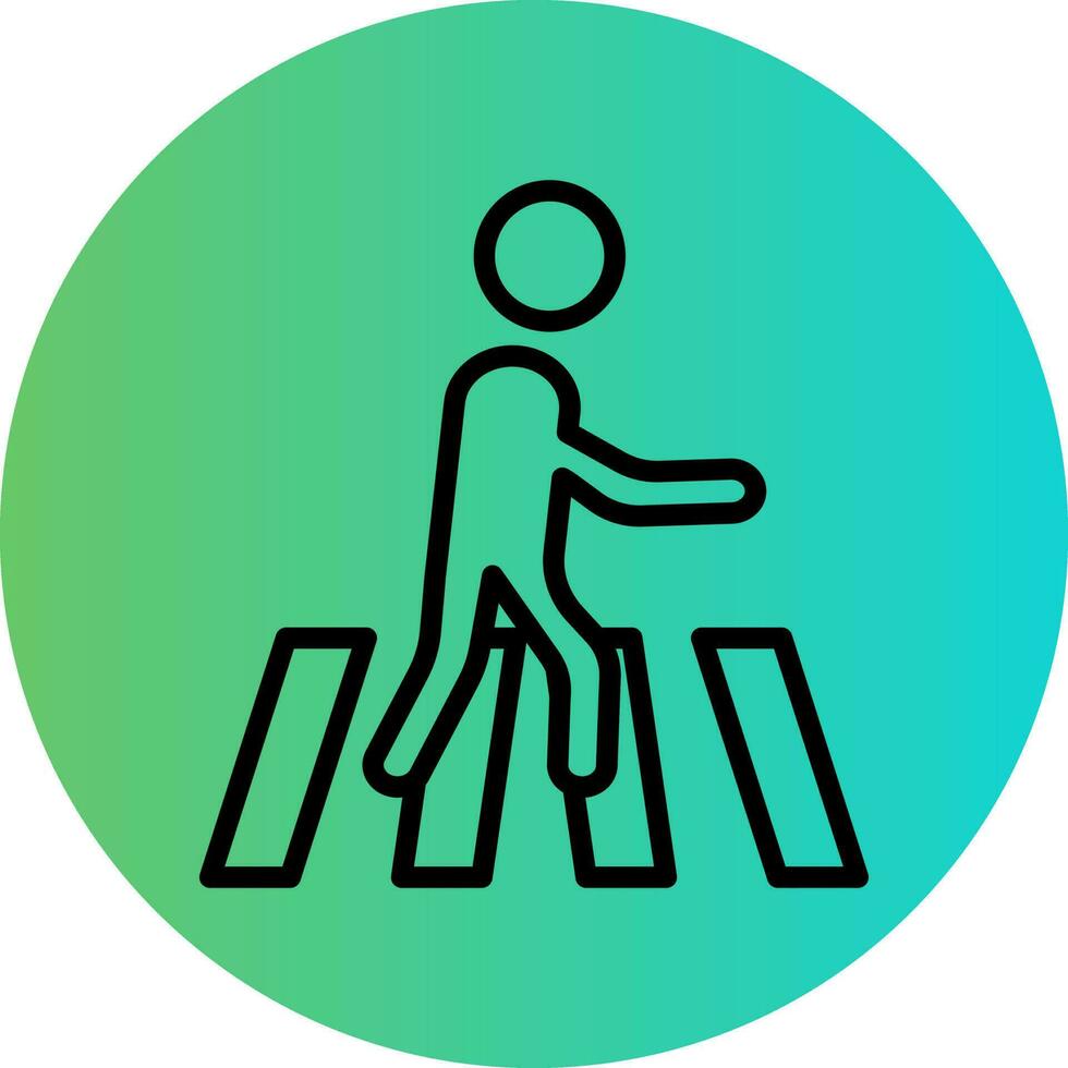 Pedestrian Vector Icon Design