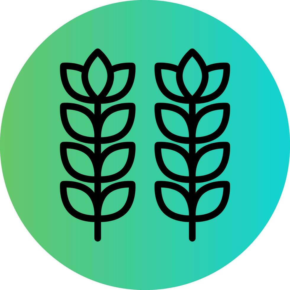 Wheat Vector Icon Design