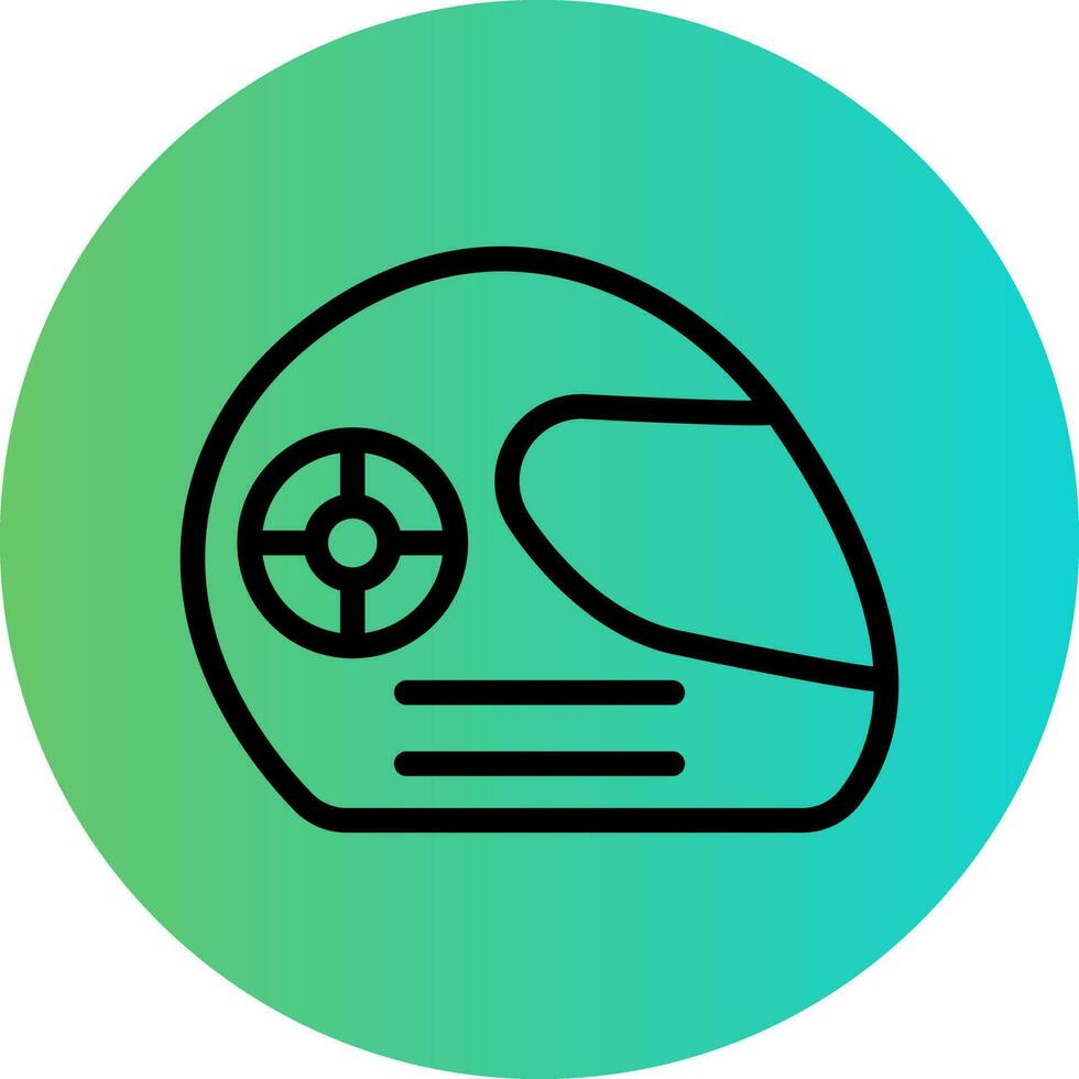 Helmet Vector Icon Design