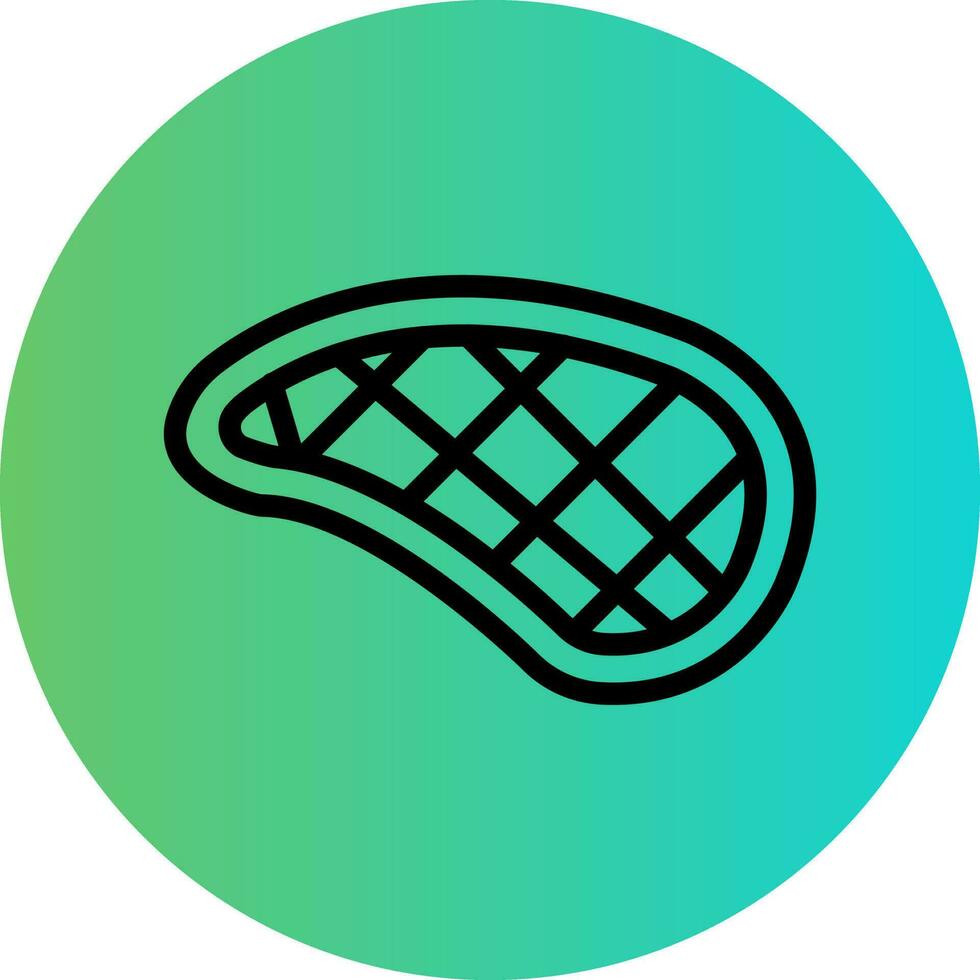 Steak Vector Icon Design
