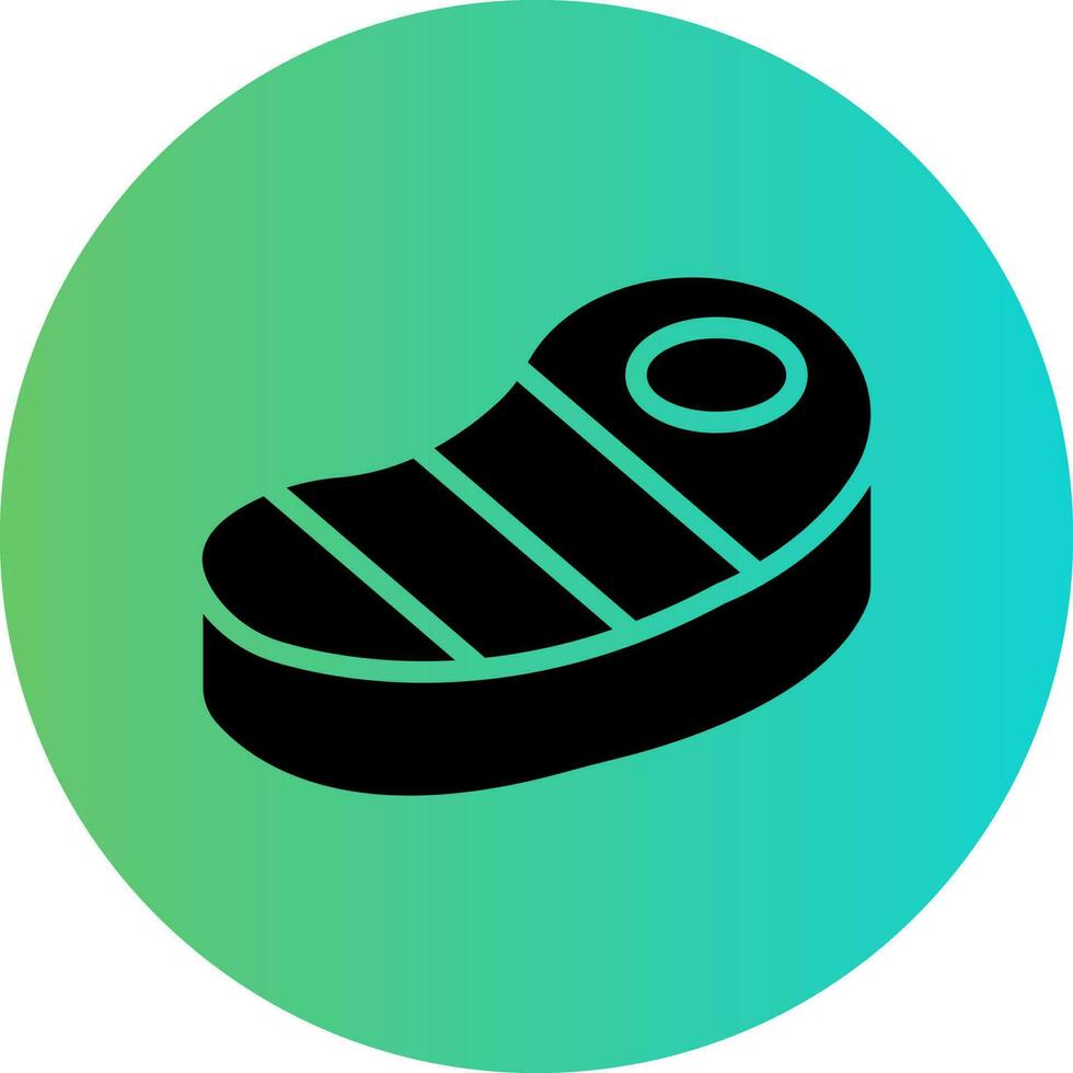 Steak Vector Icon Design