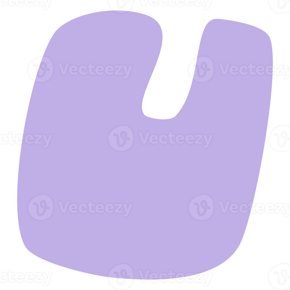Hand Drawn Organic Shape png