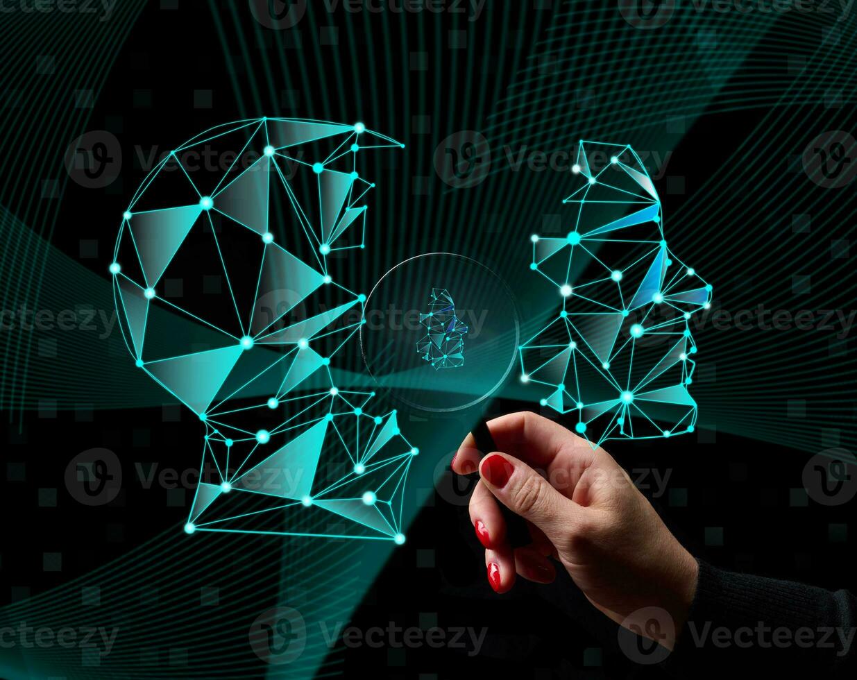 Artificial intelligence training based on the available information. Processing of arrays of information photo