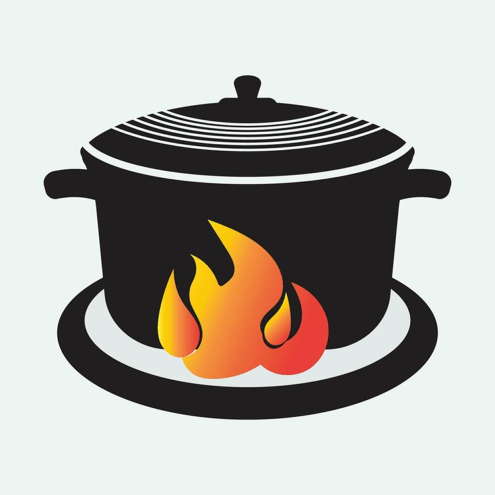 Cooking icon logo creative vector