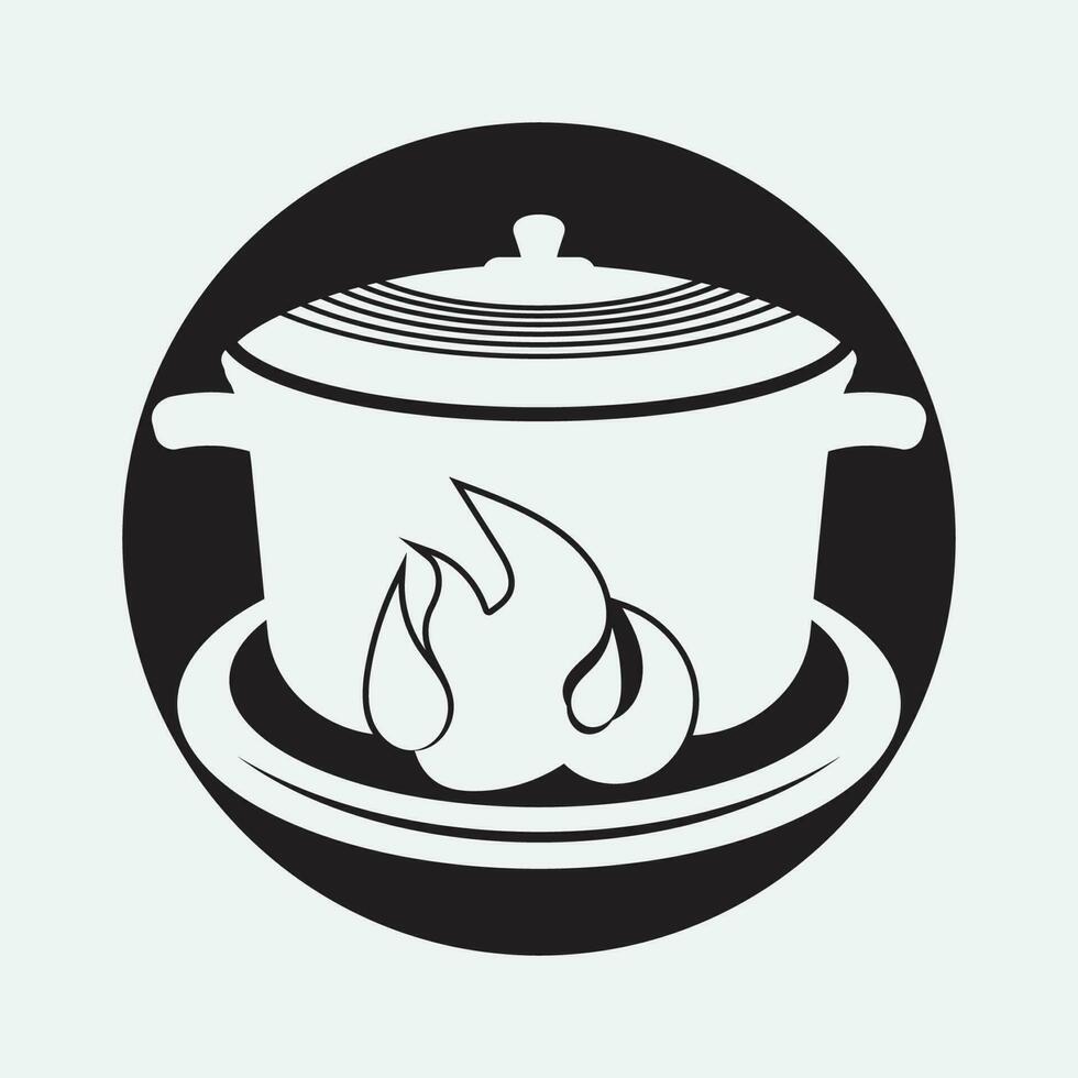 Cooking icon logo creative vector