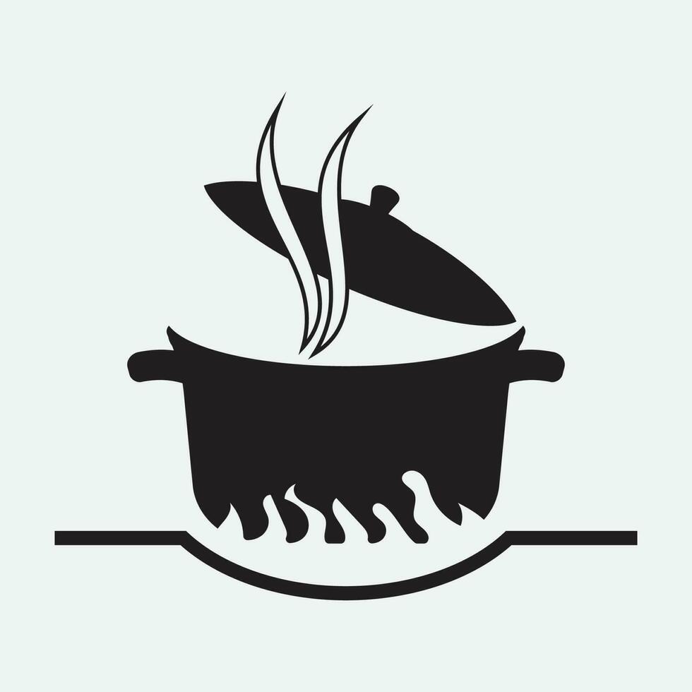 Cooking icon logo creative vector
