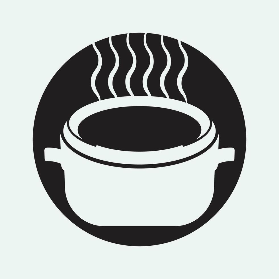 Cooking icon logo creative vector