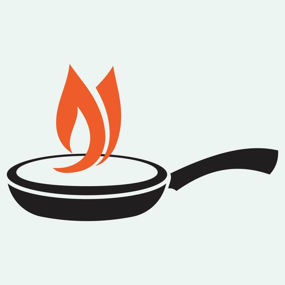 Cooking logo. Icon or symbol for design menu restaurant. vector