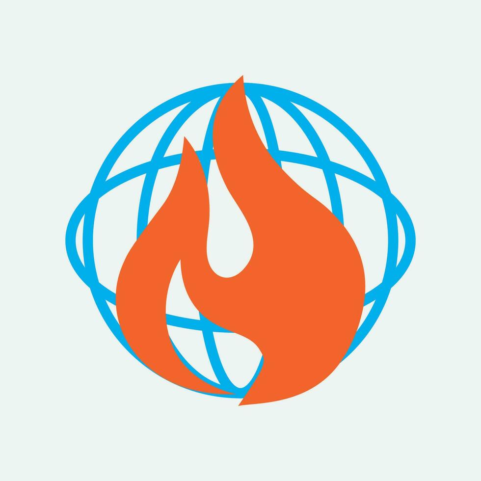 geothermal source logo illustration vector