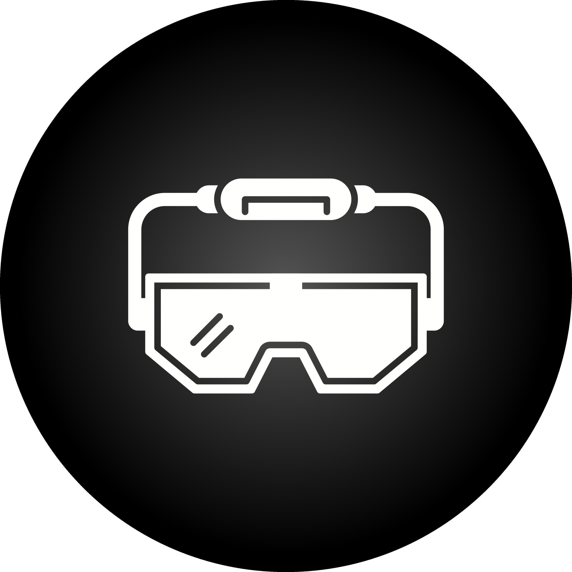 Lab Glasses Vector Icon 23351964 Vector Art at Vecteezy