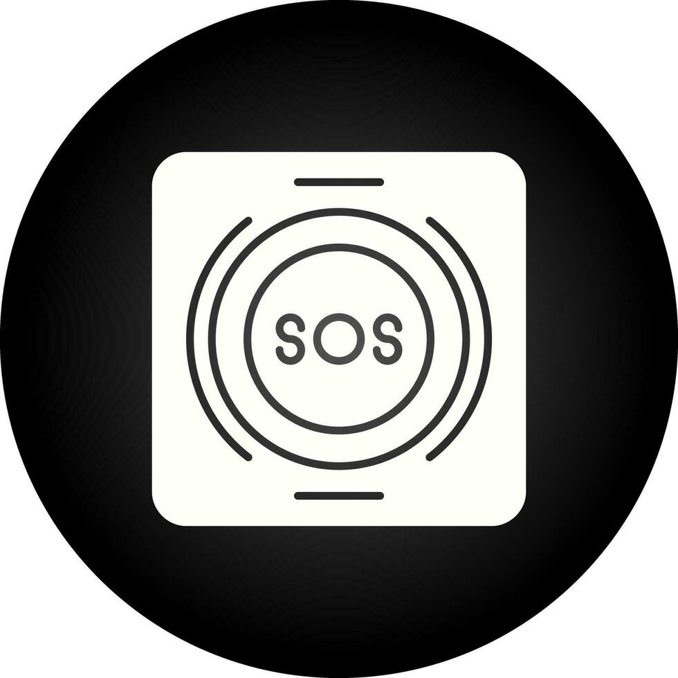 Emergency Button Vector Icon