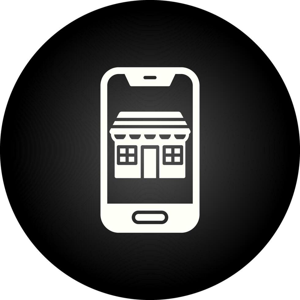 Mobile Store Vector Icon