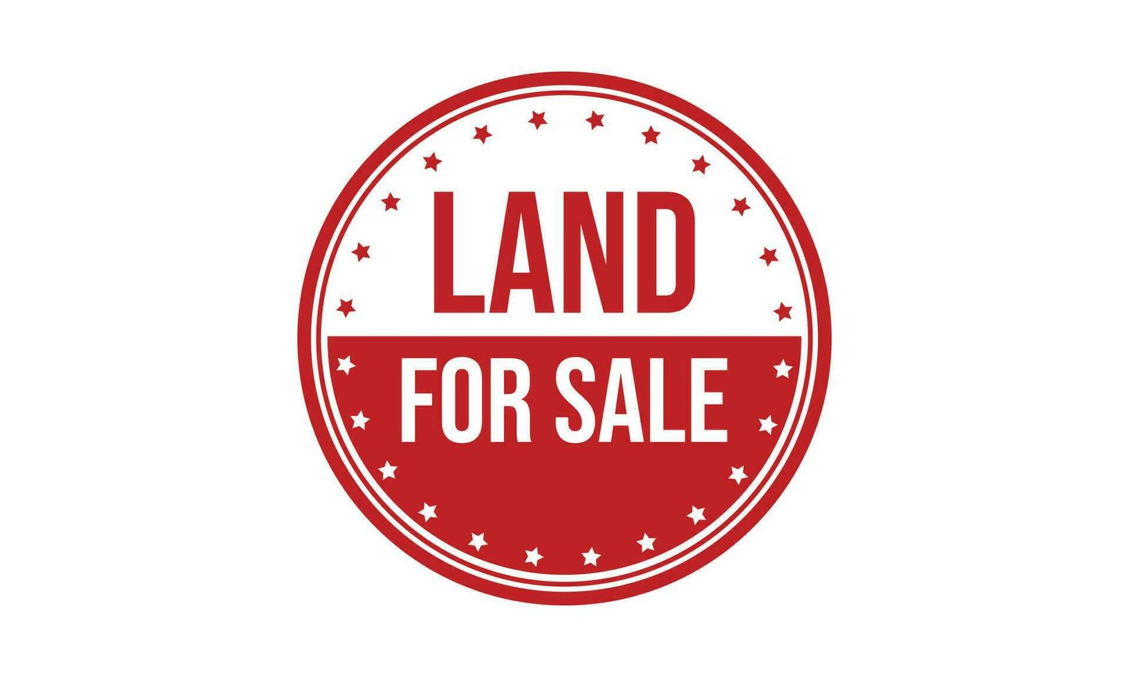 Land For Sale Rubber Stamp Seal Vector