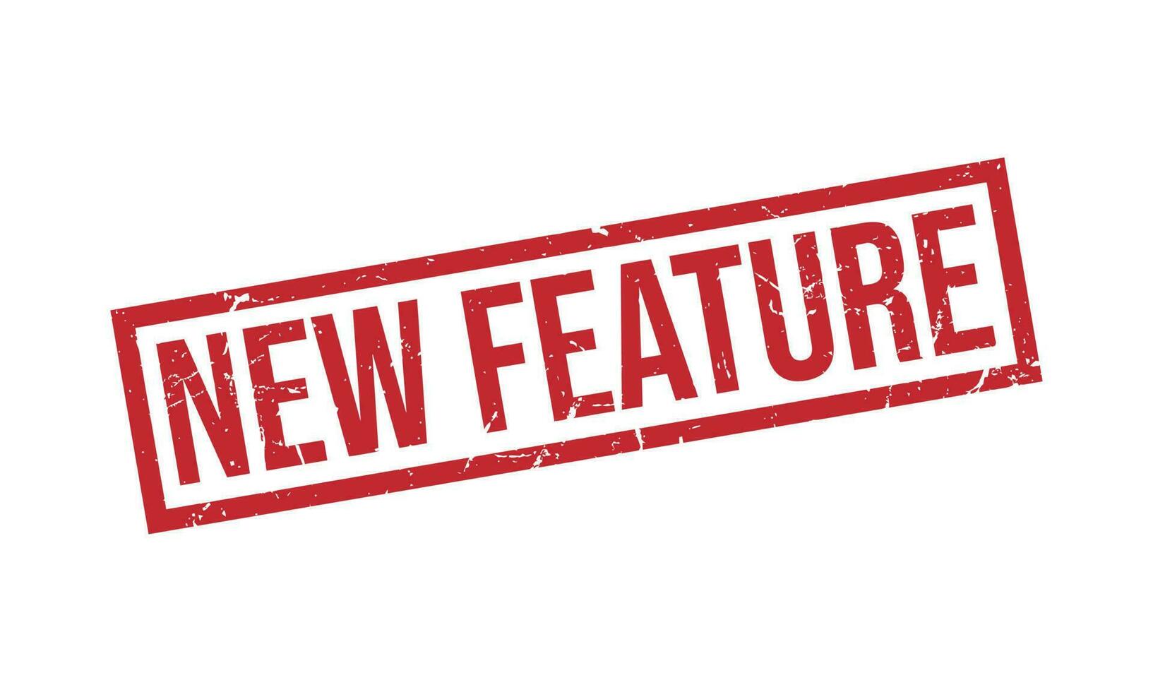 New Feature Rubber Stamp Seal Vector