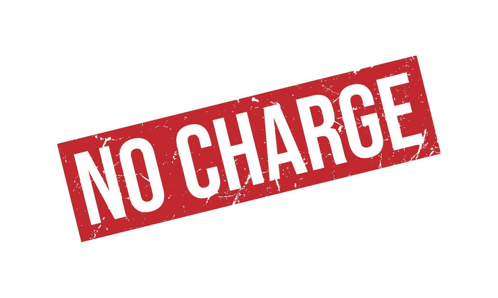 No Charge Rubber Stamp Seal Vector