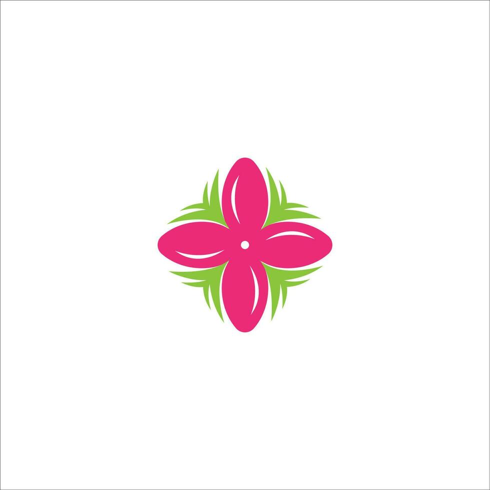 Flower logo vector icon